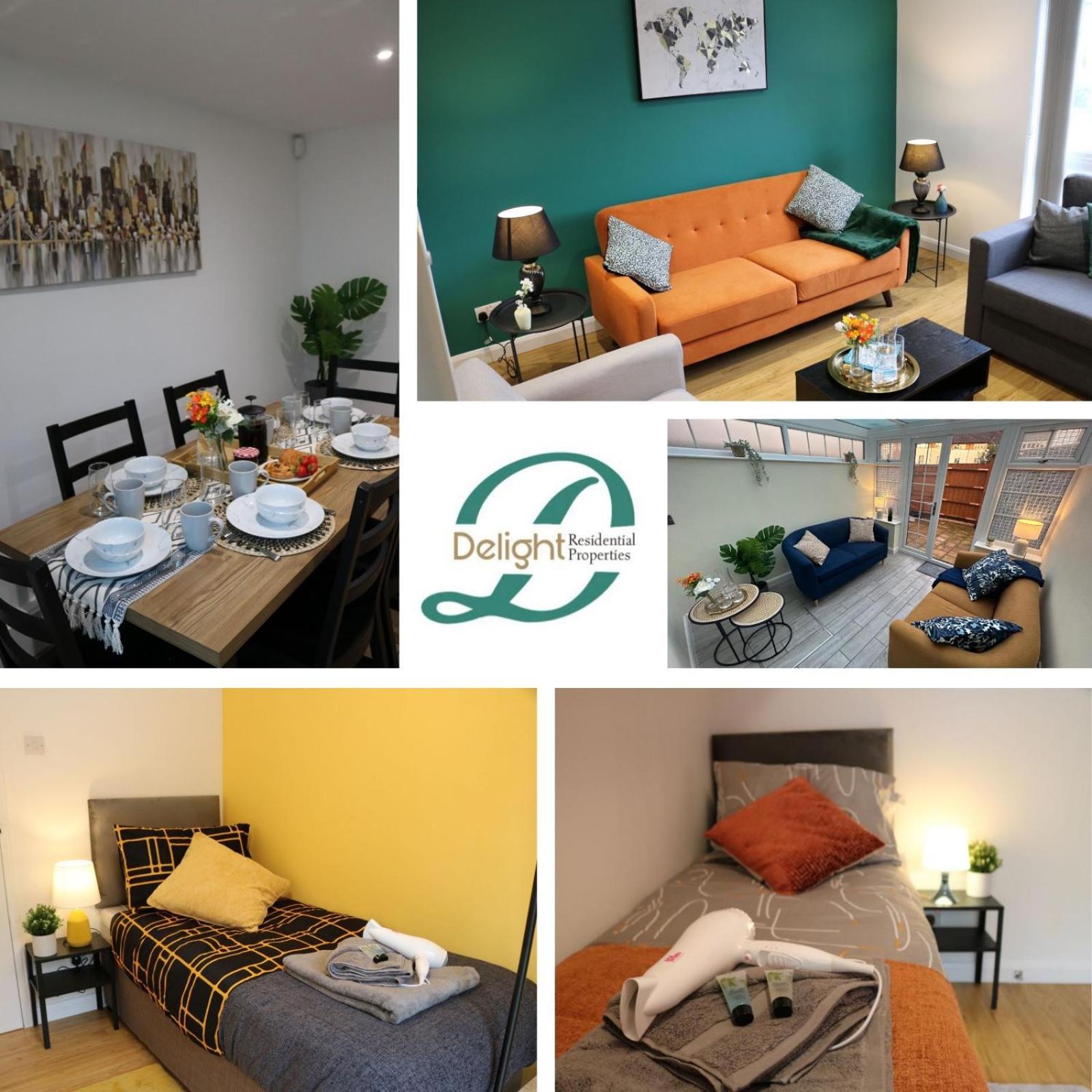 Stylish Townhouse-Sleeps 9-Free Parking Apartment Milton Keynes Exterior photo